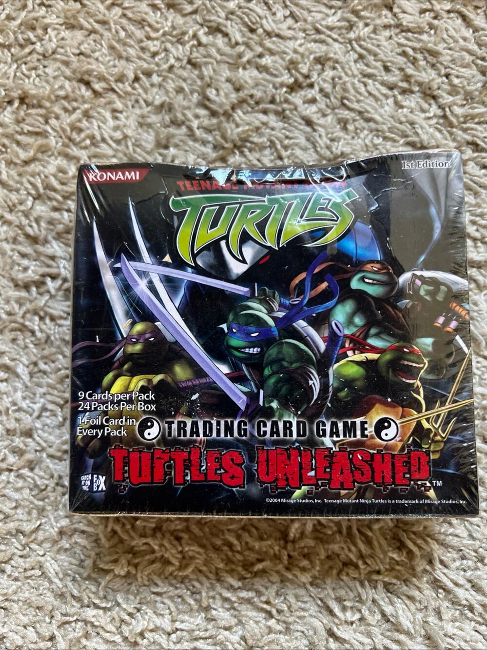 TMNT TURTLES UNLEASHED TCG  1ST EDITION SEALED BOX